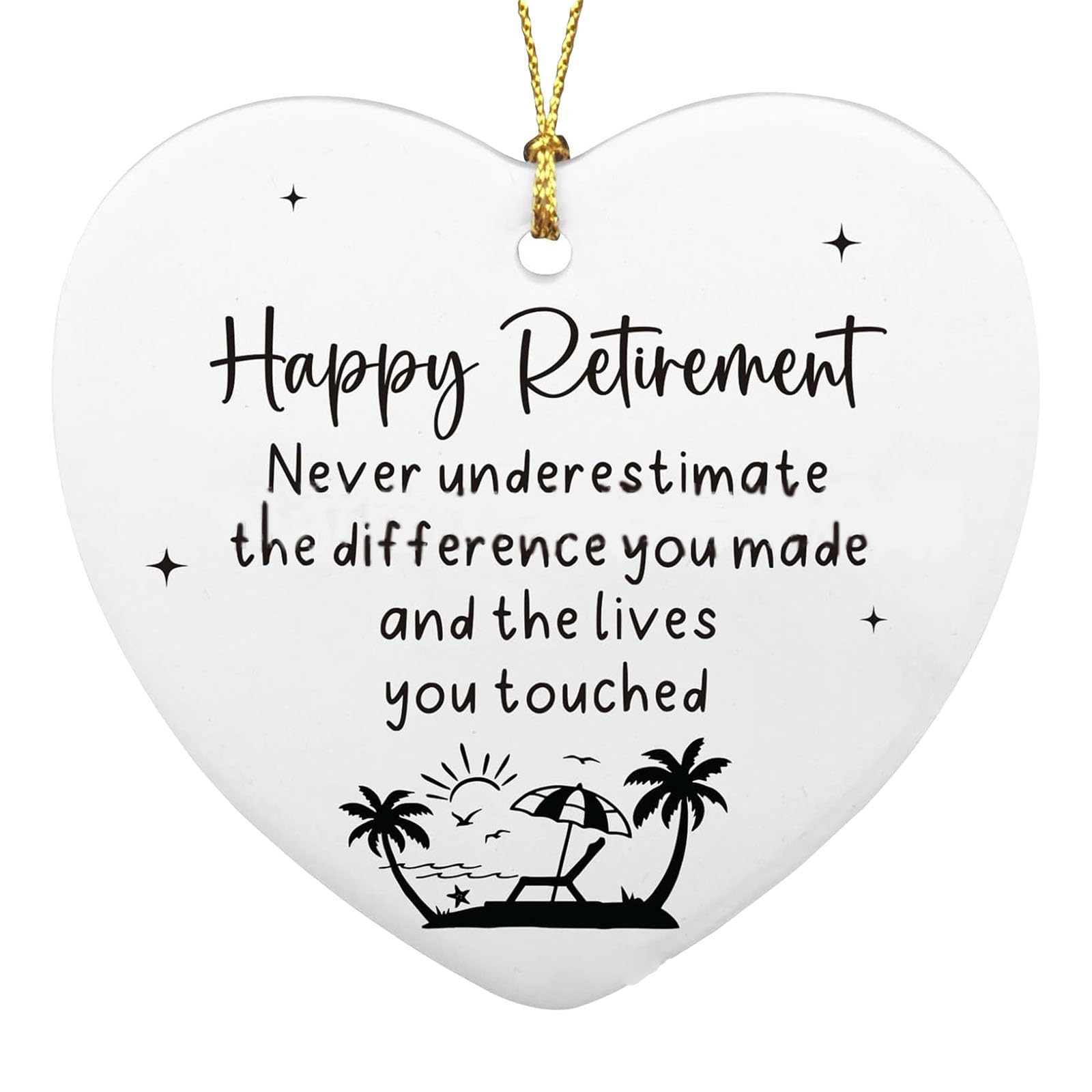 VGRDTW Retirement Gifts for Women, Happy Retirement Gift, Hanging Plaque Thoughtful Keepsake for Retiree, Coworker, Teacher, Nurse, Friend, Elegant Party Décor