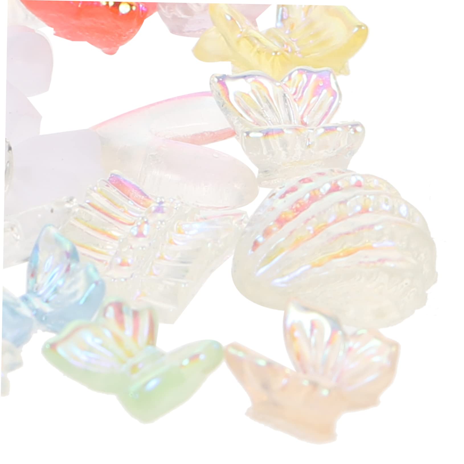 ABOOFAN Boxen Bow-shaped Nagelcharms Perlen Und Strass Für -maniküre Ersatzteile Für Nageldesign Stilvolle Nagelaccessoires Für Besondere Anlässe