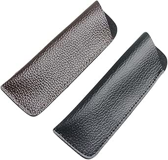 Custodia Occhiali In Pelle 6 Pezzi – Multicolore, Sottile E Morbida Per Occhiali Da Vista E Sole, Formato 17,5×7,5 Cm