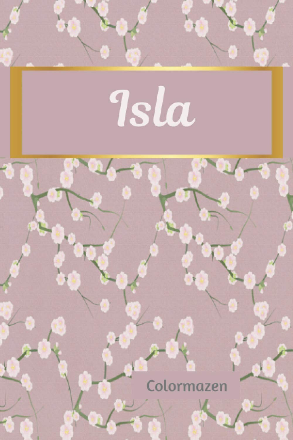 Isla: Personalised Cherry Blossom Notebook (Small)