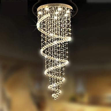 Sanleen Enterprises Beads Chandelier Lighting Modern Crystal Ceiling Lighting Fixture 15feet