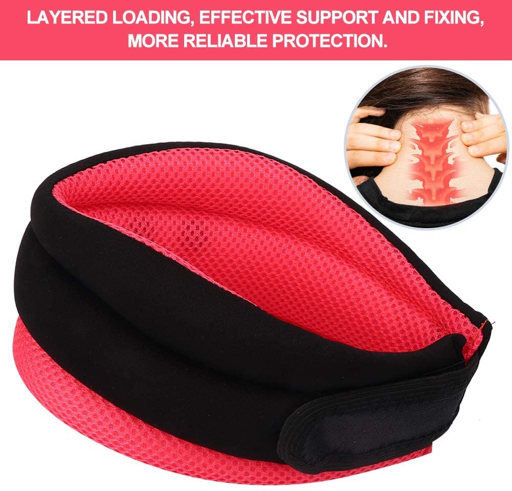 Cuello cervical, abrazadera de soporte para el cuello, cinturón protector de cuello de tracción para el cuello, corrector de postura del cuello, estirador de cuello para alineación de la col