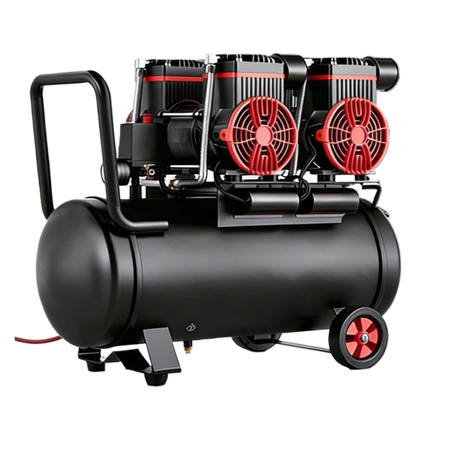 Compressore d'aria silenzioso Compressore d'aria portatile silenzioso senza olio 600W 1500W con serbatoio da 10L-160L(12L 600W)
