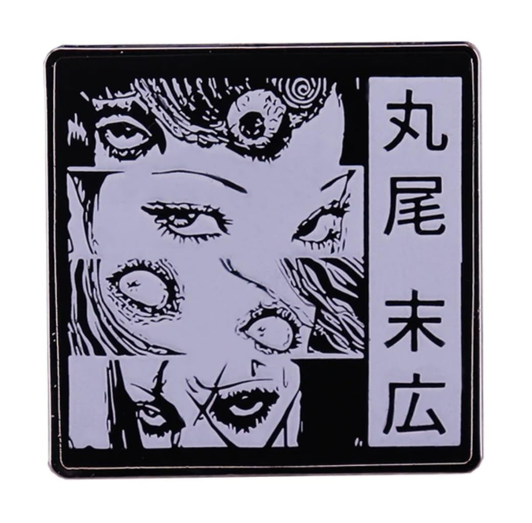 Junji Ito Tomie Uzumaki Japanese Horror Manga 1.2" Enamel Pin Badge
