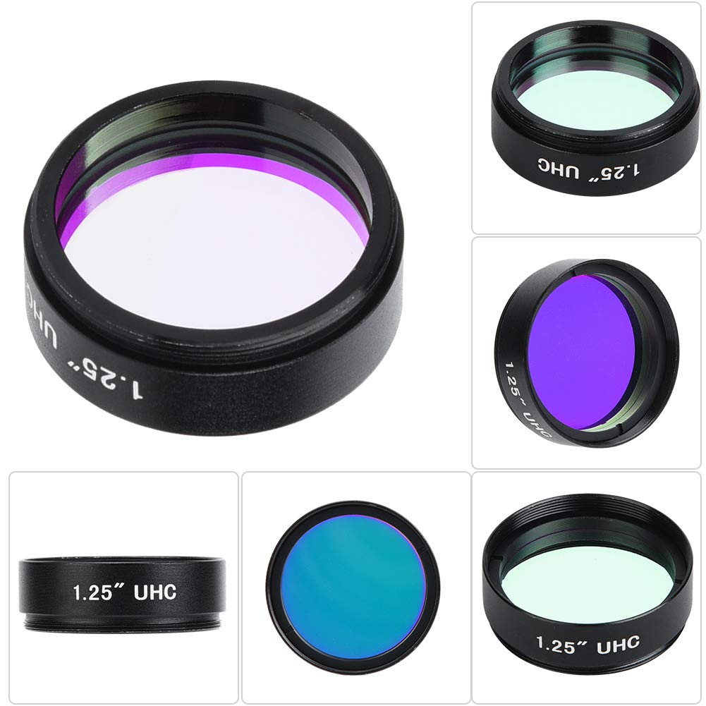 VBESTLIFE 3,2 cm 31,7 mm filtr obiektywu teleskopu astronomicznego, przenośny filtr UHC światło hamujące zanieczyszczenia obiektyw do teleskopu astronomicznego monokularu obiektywu