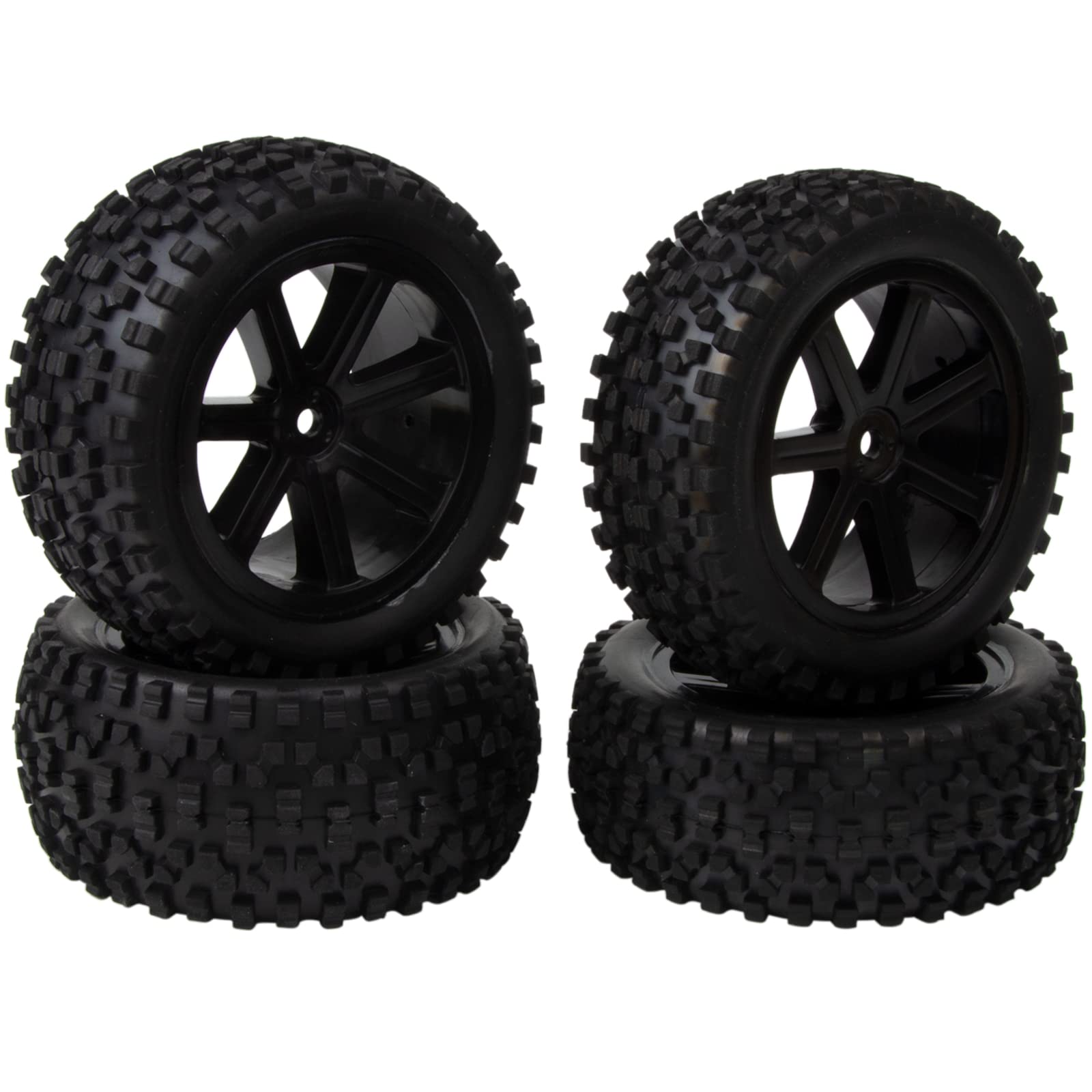 TAMIYA RC バギー タイヤ・ホイール セット Amazon | HobbyMarking ホイールリムタイヤセット 12mm 六角ドライブ