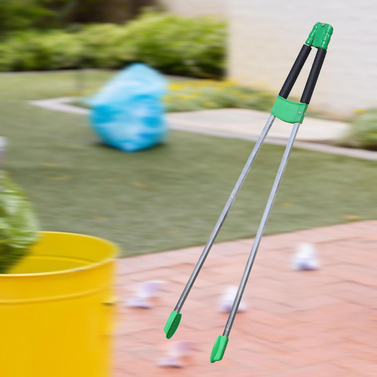 Recolector de Basura Garra Recogedora de Basura Pinza para Recoger Basura Herramienta para Alcanzar Objetos con Estructura Robusta Manejo Sencillo Ade, 88cm