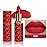 evpct 1Pcs Ruby Red Lipstick, Silky Velvet Matte Lipstick Pack Sets for Women, Long Lasting Smudge Proof Lipstick Lip Stain Makeup Kit matte lipstick 24 hours original R01