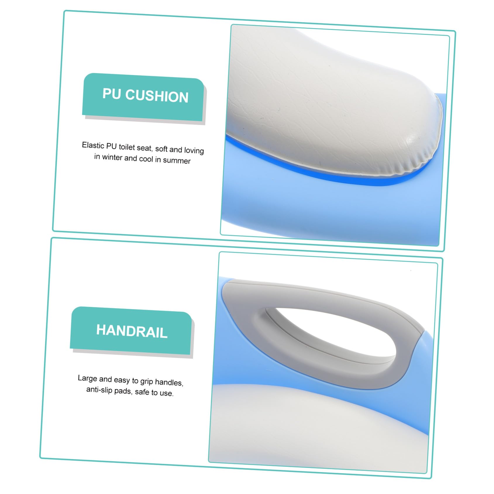 BESPORTBLE Asiento de Inodoro para Orinal Cojín para Orinal de Inodoro Útil para Entrenamiento de Baño Adecuado para Bebés y Pequeños