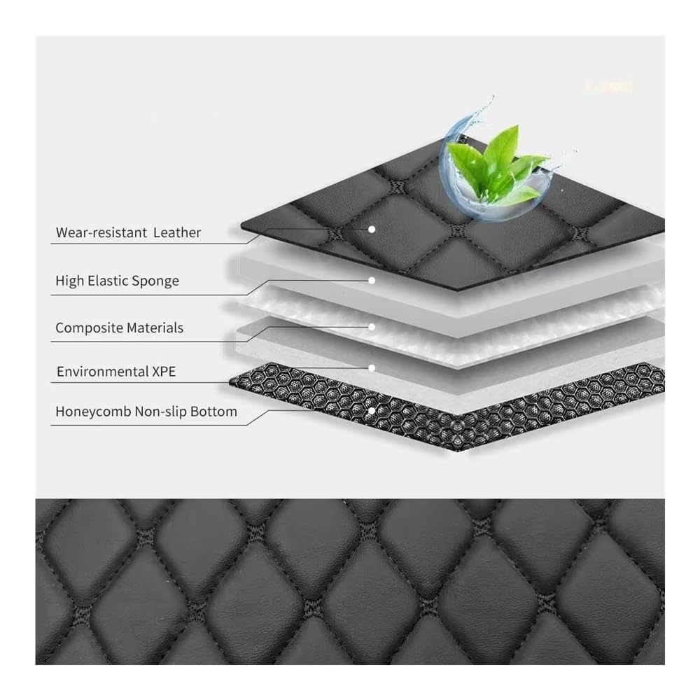 Tapis Doublure Coffre Voiture Tapis Coffre Voiture pour Sedan 2006 Protection Accessoires d'intérieur Automobile