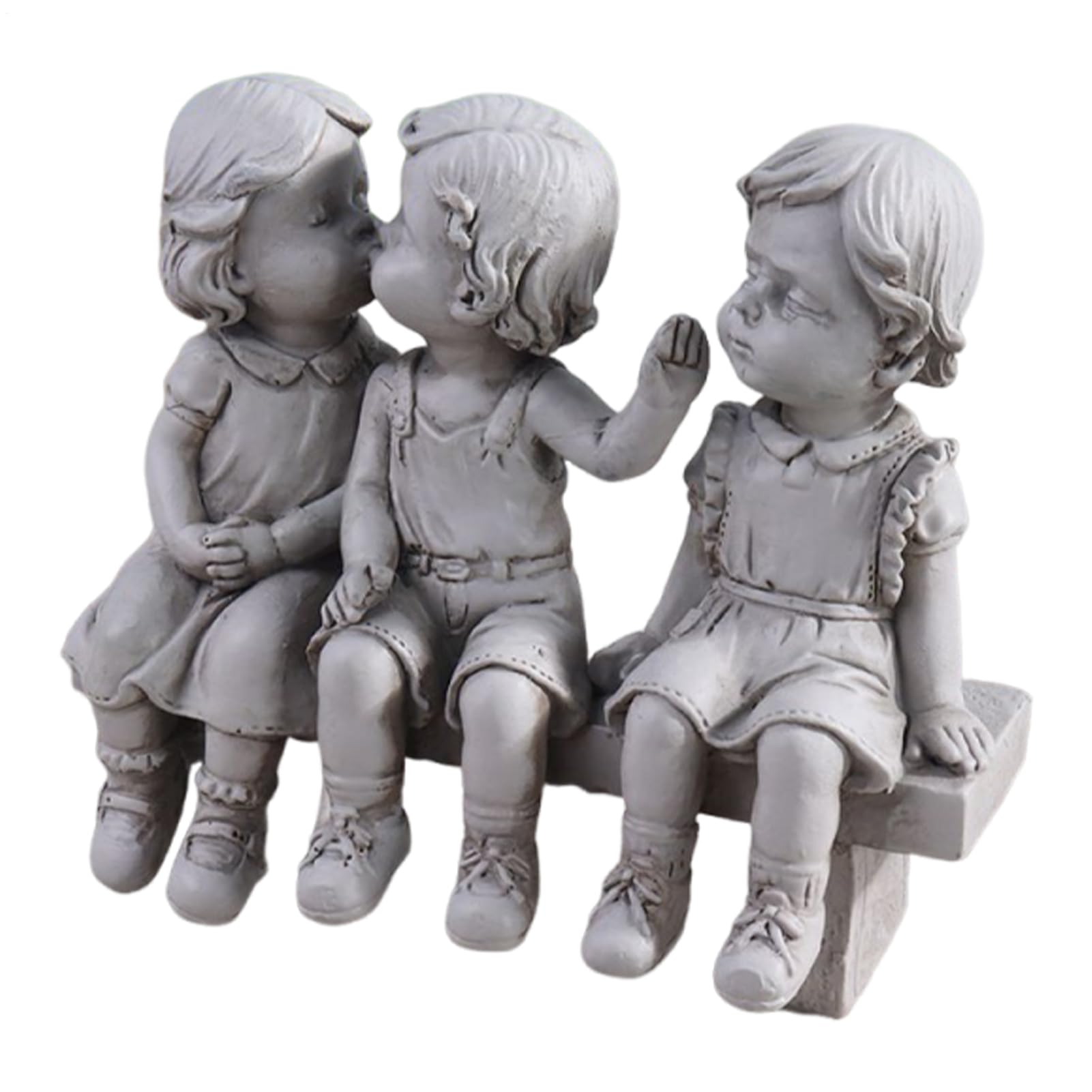 Sculpture de chiot First Kiss pour décorer votre balcon et terrasse