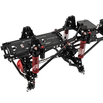 RZXYLRC Metal 8x8 RC Car Chassis Frame with Gearbox,2 Front
