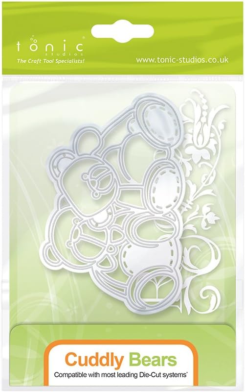 TONIC STUDIOS Rococo - Cuddly Bear, 17.00 x 12.50 x 0.40 cm, Multi-Colour