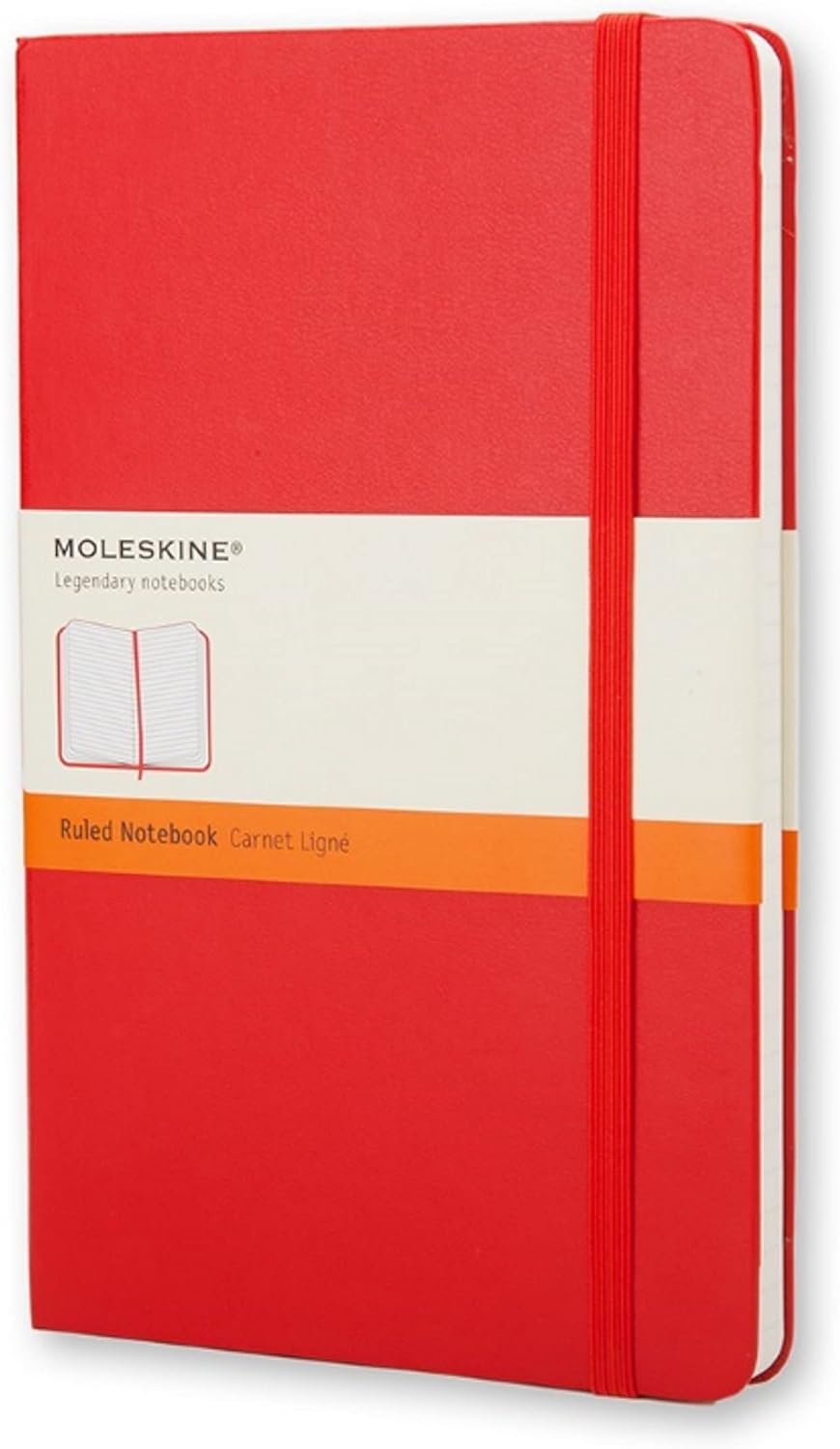 Moleskine Classic Notebook, Taccuino a Righe, Copertina Rigida e