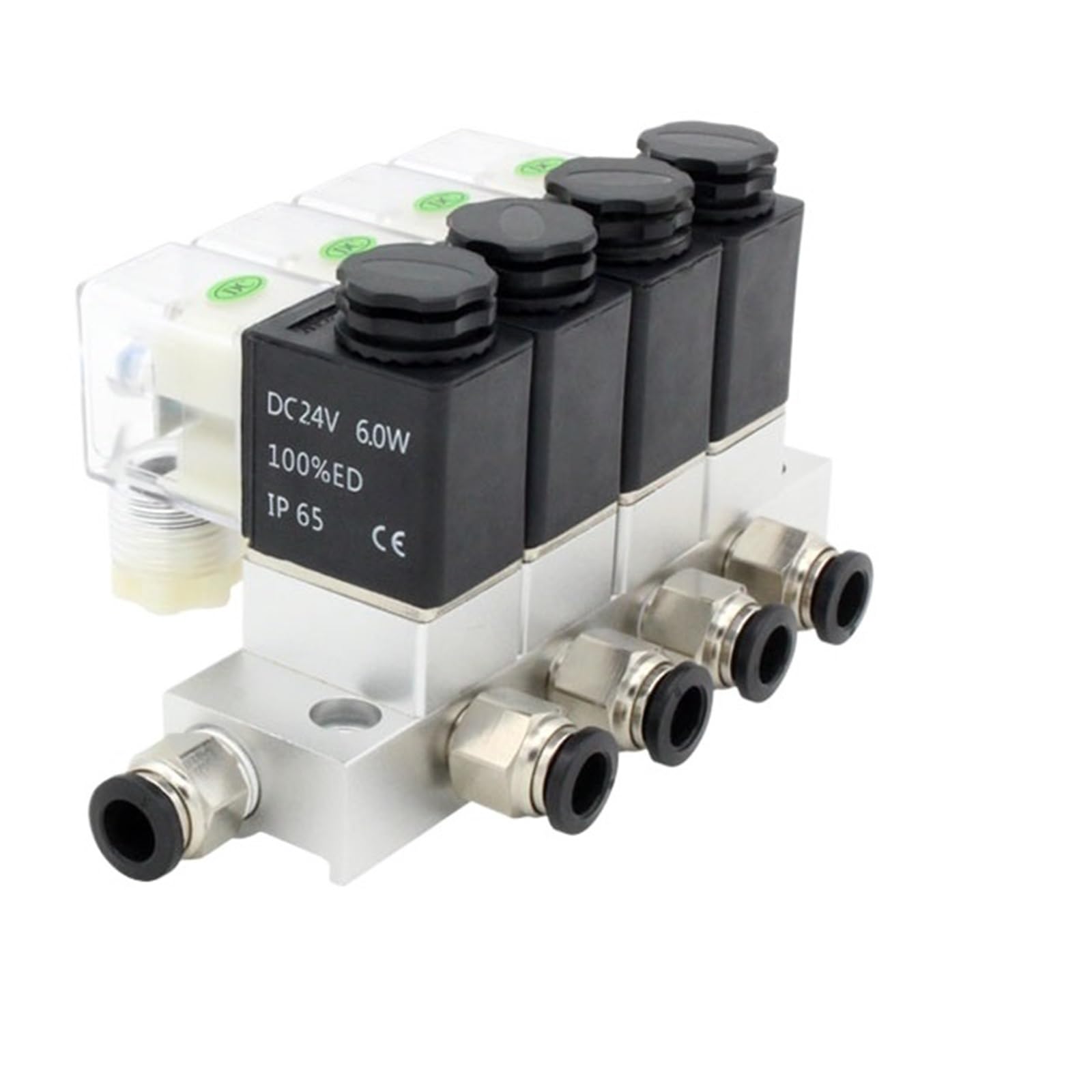 Electrovanne pneumatique 2V025-08 24V 220V multi-voies NC