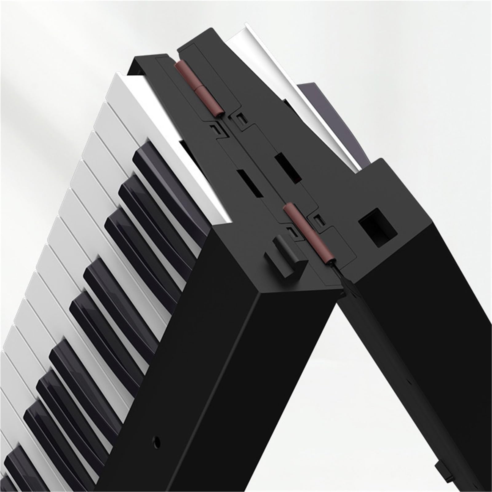 Pianino Elektroniczne 88 Klawiszowe Składane Pianino Dla Dorosłych Instrument Muzyczny Dla Początkujących Przenośny(Type 4)