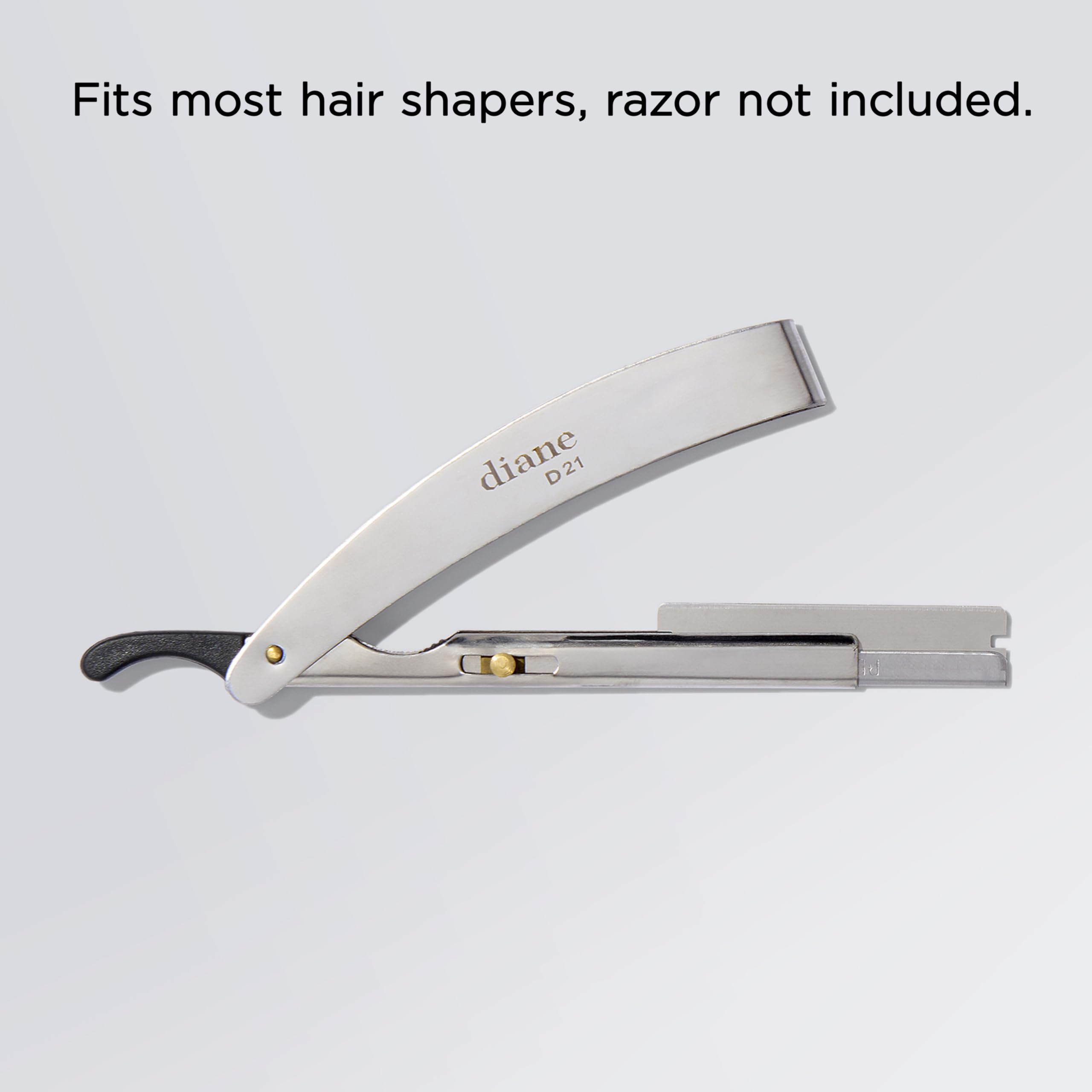 Diane Polymer-Coated Stainless Steel Hair Shaper Razor Blades, 60-Pack