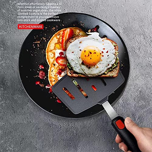 Silicone Fish Spatula Turner,Flexible Kitchen Spatula Wide Pancake Fish Slotted Spatulas for Nonstick Cookware Pans Omelette Egg Spatula 600°F Heat-Resistant - Image 6