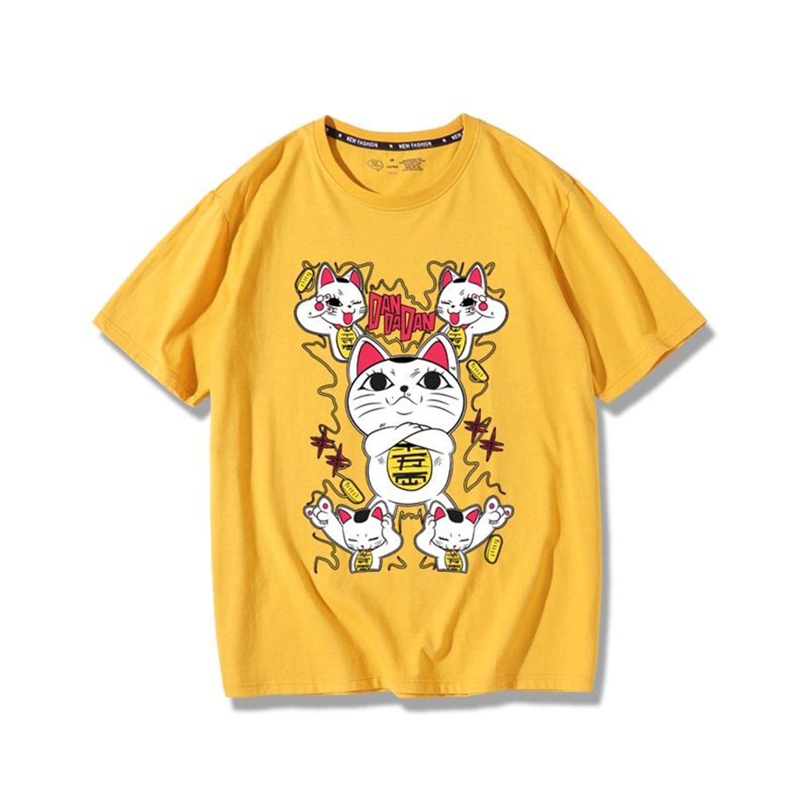 Amazon.co.jp: ダンダダン ターボババア 招き猫 tシャツ 白 黑 ピンク