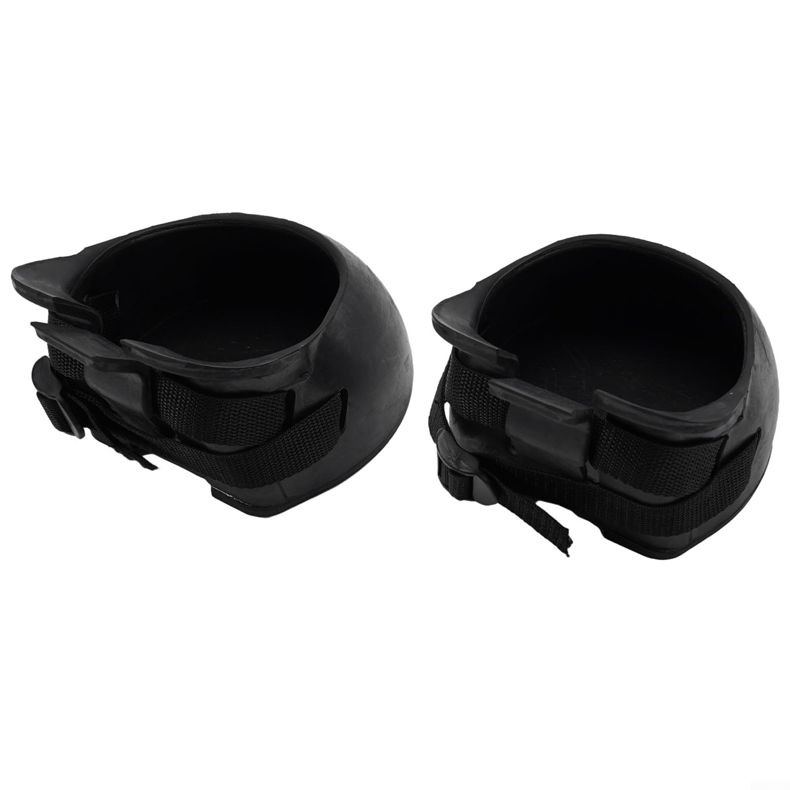 Lot de 2 paires de chaussures de protection pour cheval en caoutchouc antidérapant Tailles S M L XL (L)