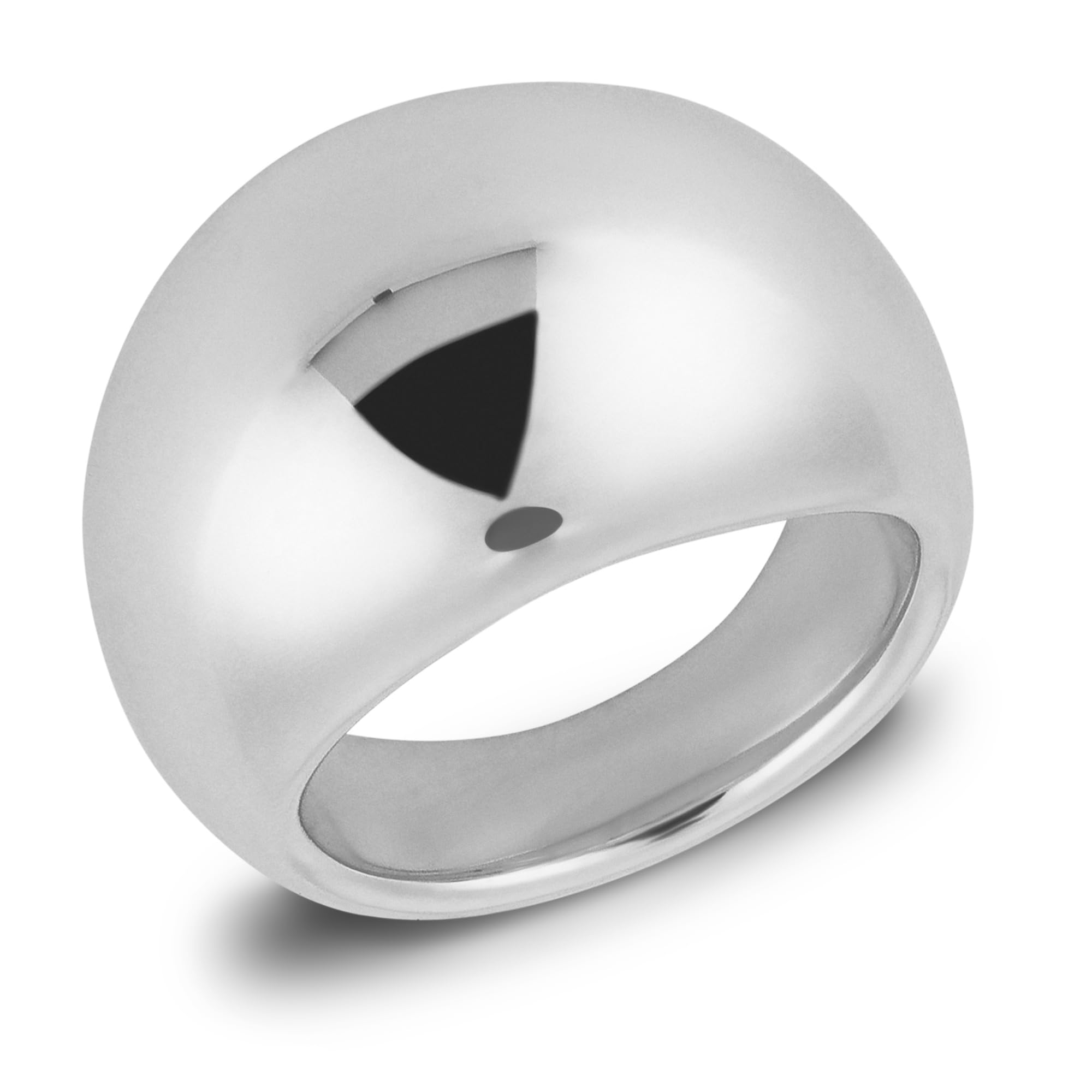 MAX + STONE 925 Sterling Silver Cocktail Boho Rings for Women | Large Chunky Silver Rings | Hypoallergenic Statement Rings for Women Size 6 to 8