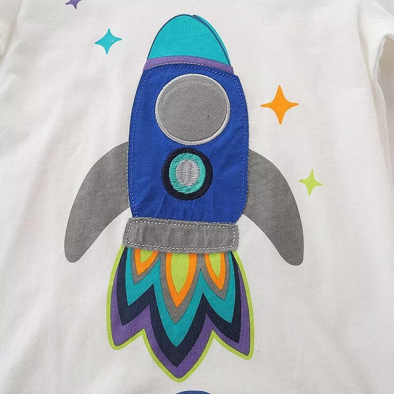 Image of Toddler Boy Clothes Kids Summer Cotton Outfits Shirt Short Sets Size 2-7