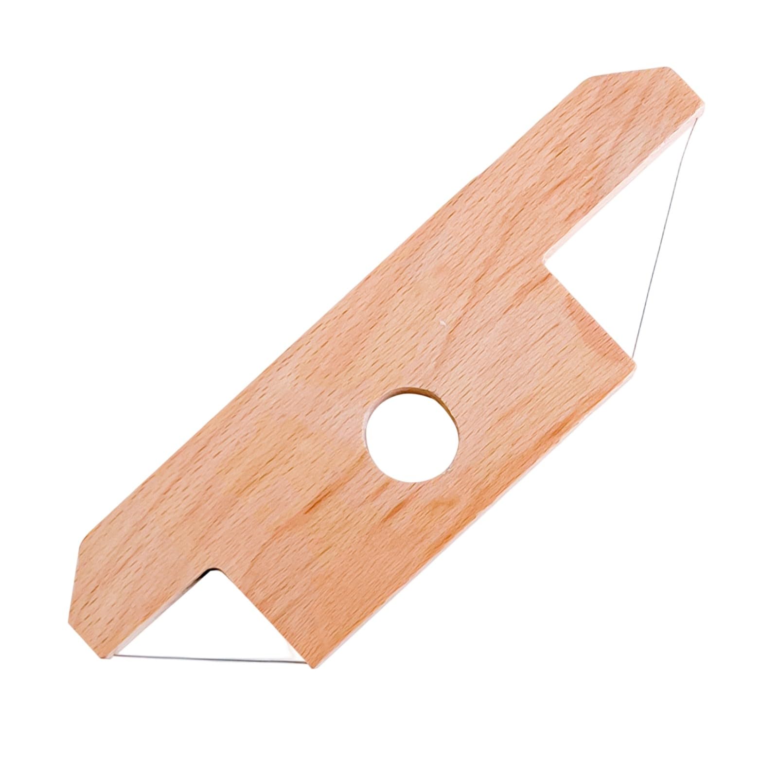 Msioytog Multifunction Pottery Crafting Tool Steel Wood Handle for Clay Cutting Shaping Ceramic Projects Outdoor Craft