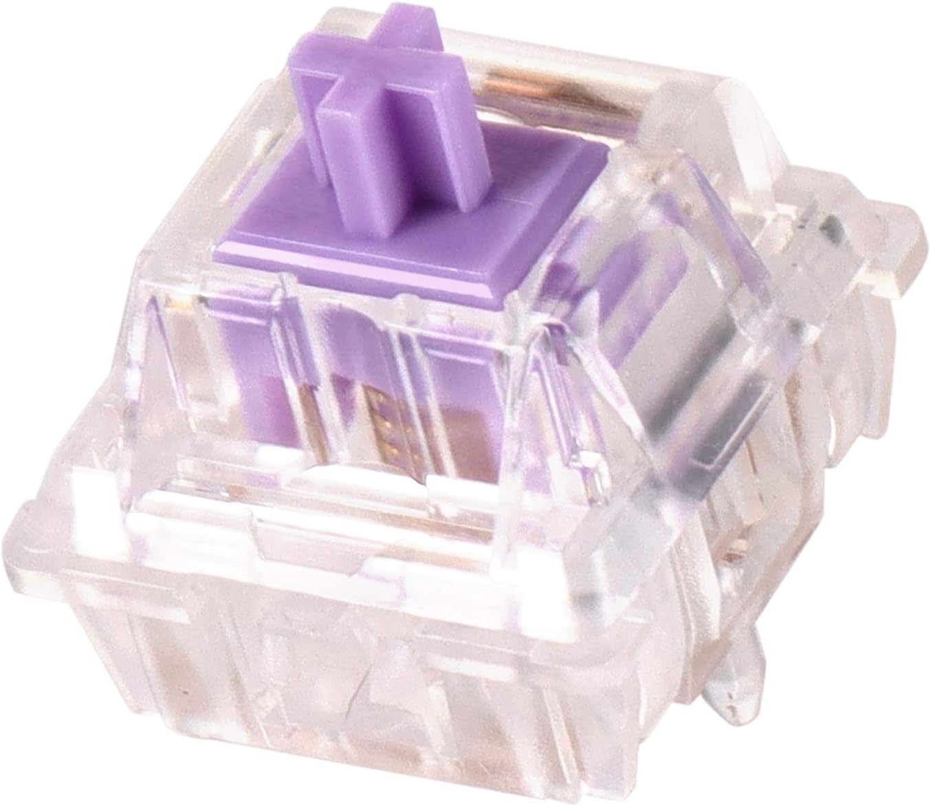 DUROCK Linear Keyboard Switches, Creamy Purple Stem L4 Linear Switch