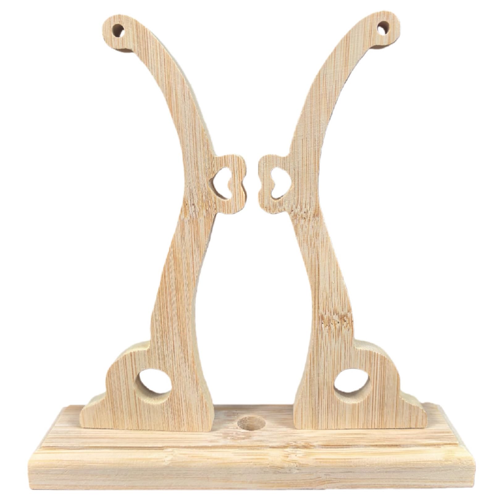 Whyzsjnclg Fan Holder Wooden Fan Display Stand with Wide Base for Japanese Hand Folding Fans Desk Decor