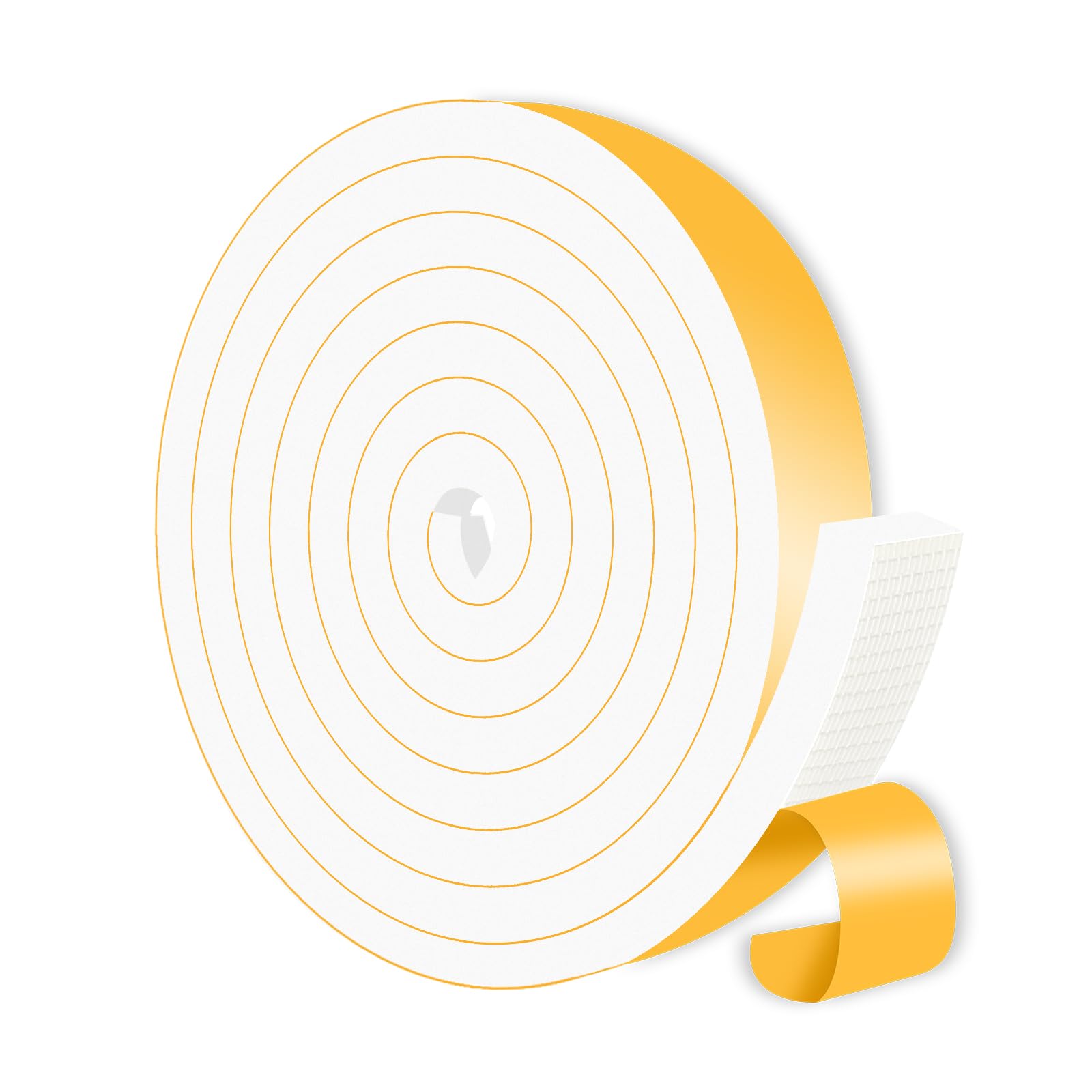 Weather Stripping Door Seal,Weather Stripping,Soundproof,Cold Insulation,High Density CR Foam Insulation Tape for Door, Front Door Frame, Windows(