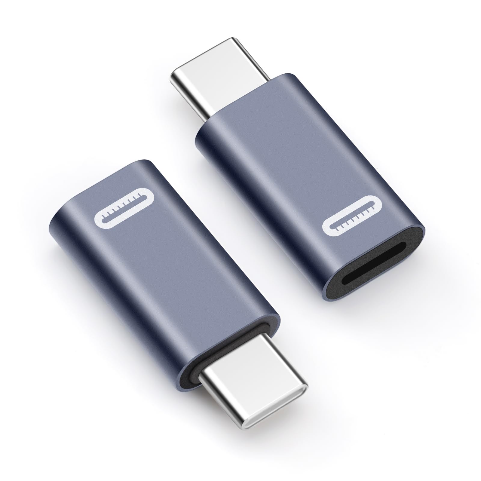 Adattatore USB C A Lightning Con Display LED, Supporto Ricarica Rapida 35W PD E Dati (2 Pezzi) - 2