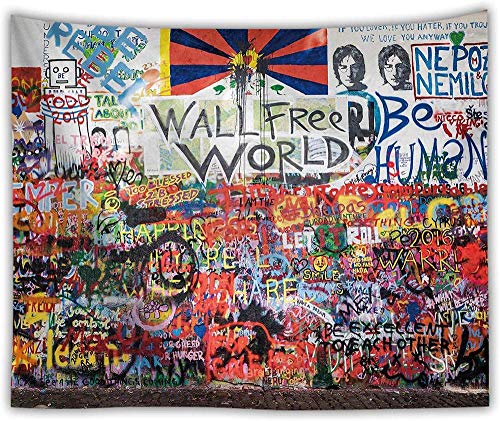 SJJUAN Beliebte Art Boy's Love Coole Hübsche Hip-Pop Rap Multicolor Tapisserie Cover