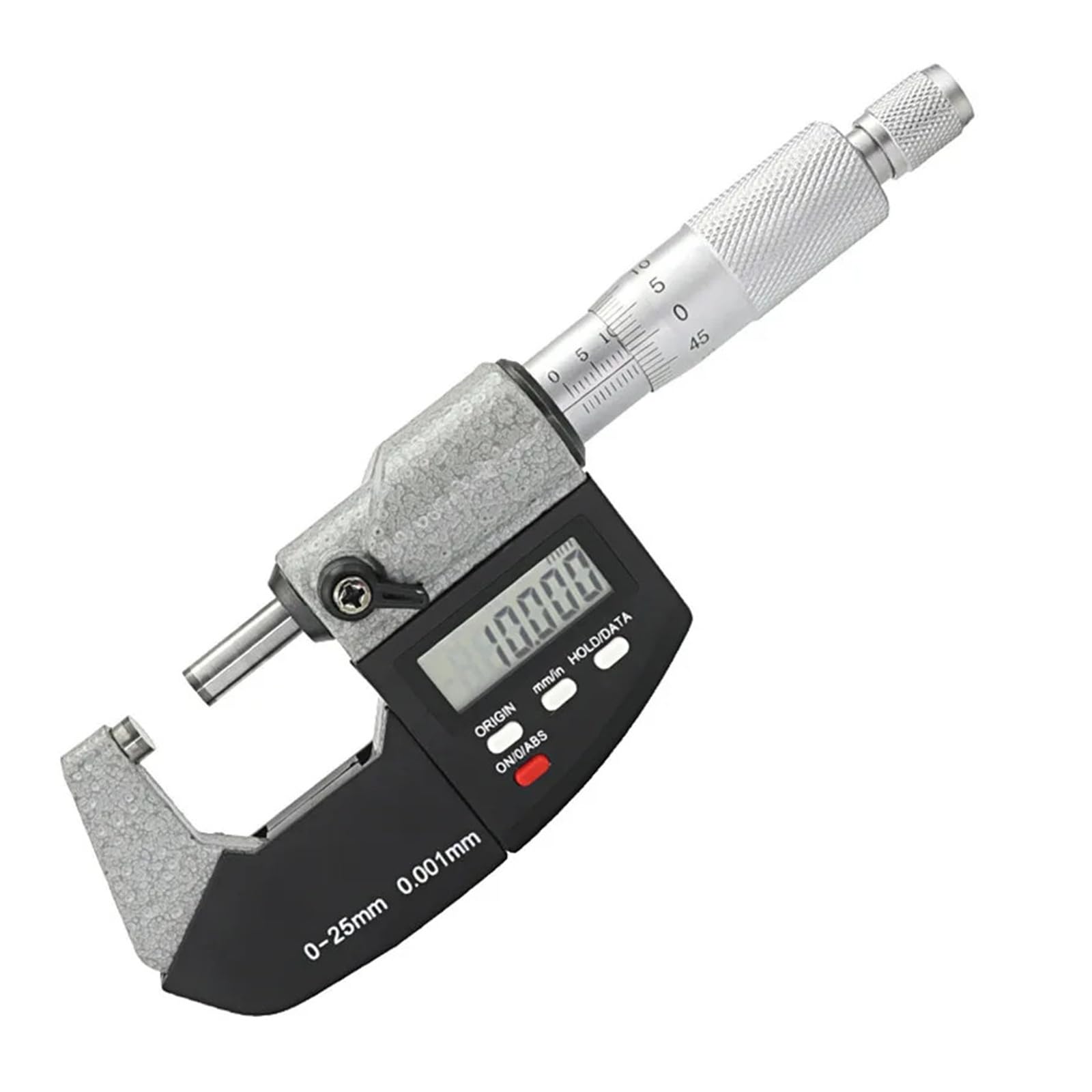 Mikrometr zewnętrzny cyfrowy 0-25 mm Mikrometr elektroniczny Suwmiarka 0,001 mm Dokładne odczyty(Type A)