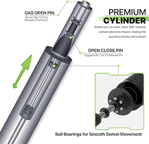 Miniatura 10 de Magshion Silla de oficina ejecutiva, silla de oficina grande y alta con reposapiés, de cuero de PVC negro, giratoria, de gestión de 90 a 135,