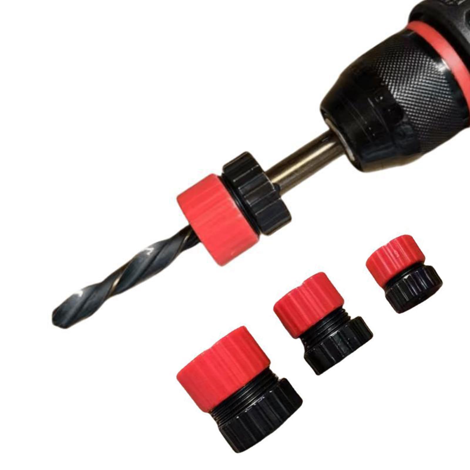 3 pezzi regolabile punta da trapano arresto profondità 3-13 mm collari di arresto per punte da trapano anelli di limite antiscivolo per carpenteria controllo preciso