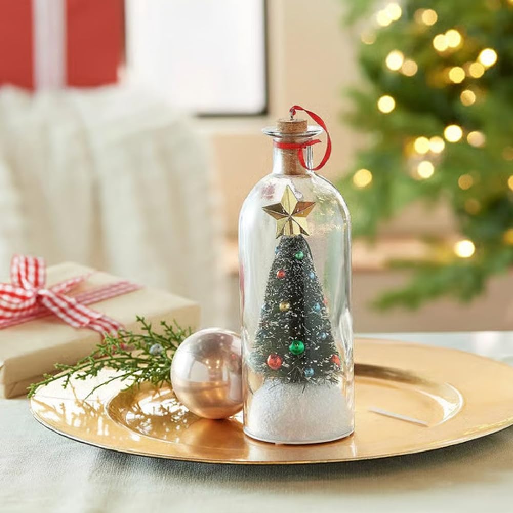 The Whispering Tree Keepsake,Christmas Tree Message in a Snowy Scene Bottle Recording,Recordable Holiday Greeting Christmas Trees Voice Message Glass Ornament,Unique Xmas Festive Gift(1pc) The Whispering Tree Keepsake,Christmas Tree Message in a Snowy Scene Bottle Recording,Recordable Holiday Greeting Christmas Trees Voice Message Glass Ornament,Unique Xmas Festive Gift(1pc)