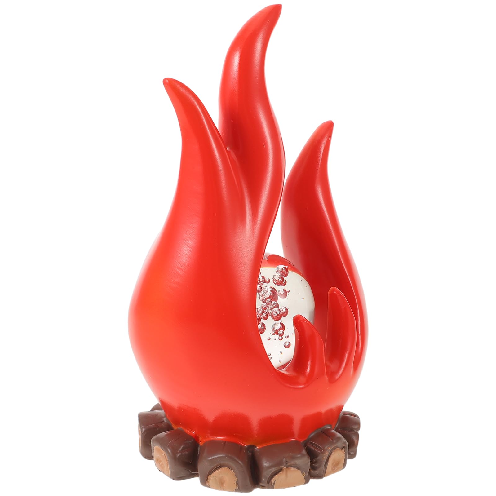 Sculpture décorative effet flamme en résine VICASKY pour table