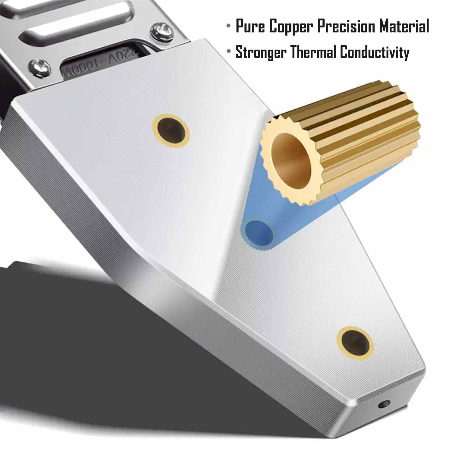 Plastic Pipe Welding Tool – 110V 1000W Fusion Welder With Digital Temp Control For PPR, PB, PE (IPS Size, US Standard)