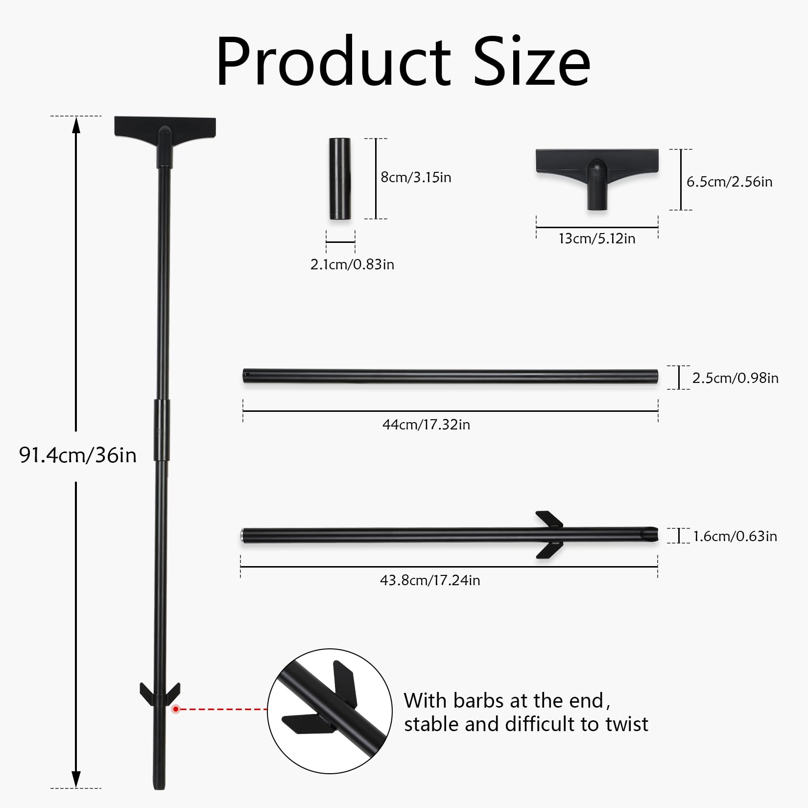 Aazon.co : 2-Pack Yard Sign Stakes For Outside Ground, 36 Inch