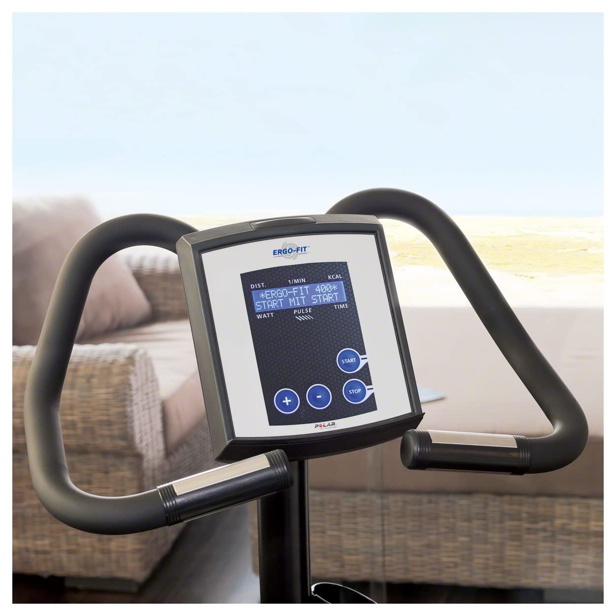 ERGO-FIT Cycle 407 med, schwarz-weiß