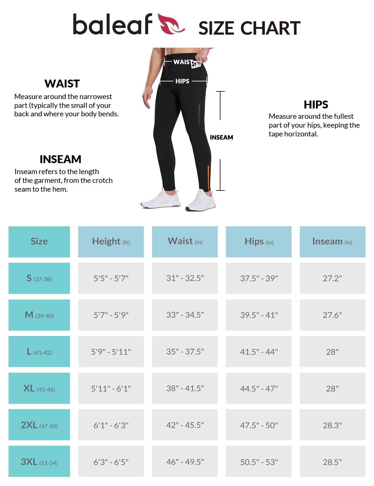 baleaf Collants thermiques de course à pied pour homme - Pantalon de cyclisme doublé en polaire - Legging de compression avec poches zippées - Équipement pour temps froid