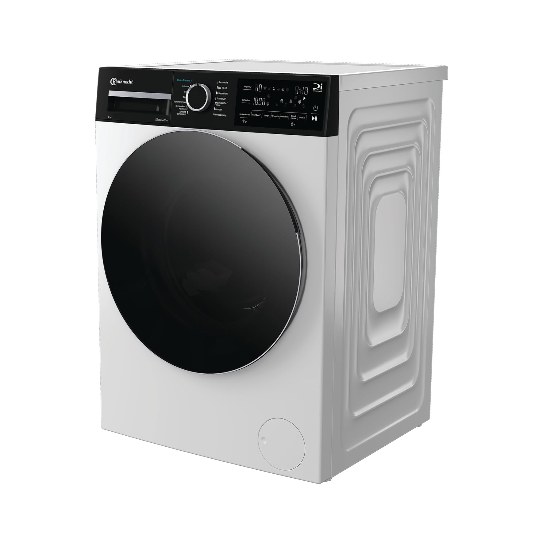 Bauknecht B WM 8A6 BC S – 8-kg-Waschmaschine mit Steam-Technologie, Adaptive Wash & HomeWhiz, Energieklasse A