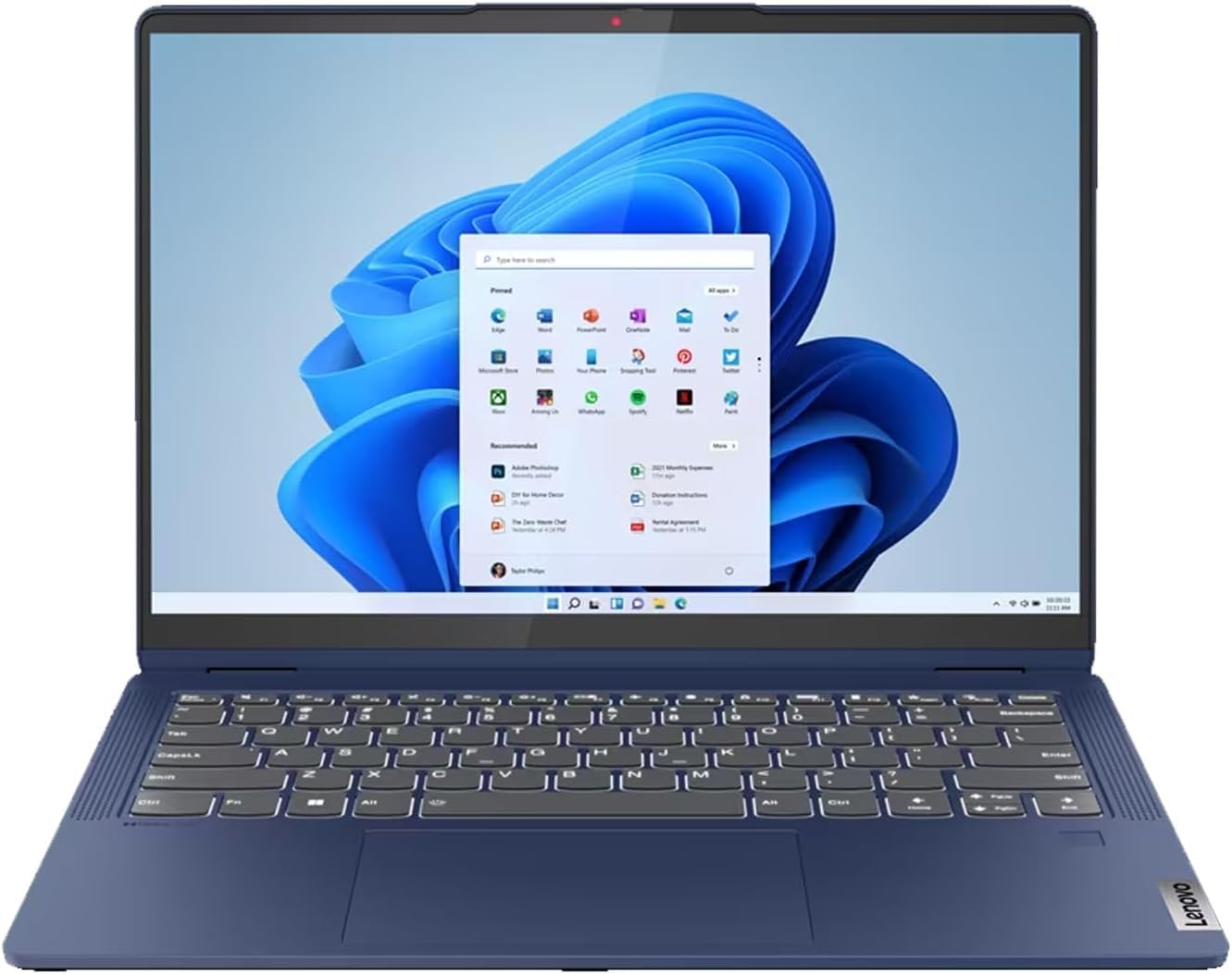 Lenovo Ideapad Flex 5 2-in-1 14" AMD Ryzen 7 7730u 2.0GHz - 16GB RAM 512GB SSD - Abbys Blue (Renewed)