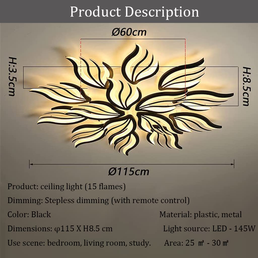 Bloem Led Plafond Verlichting Woonkamer Slaapkamer Lustres Thuis Plafondlamp Acryl Lamparas De