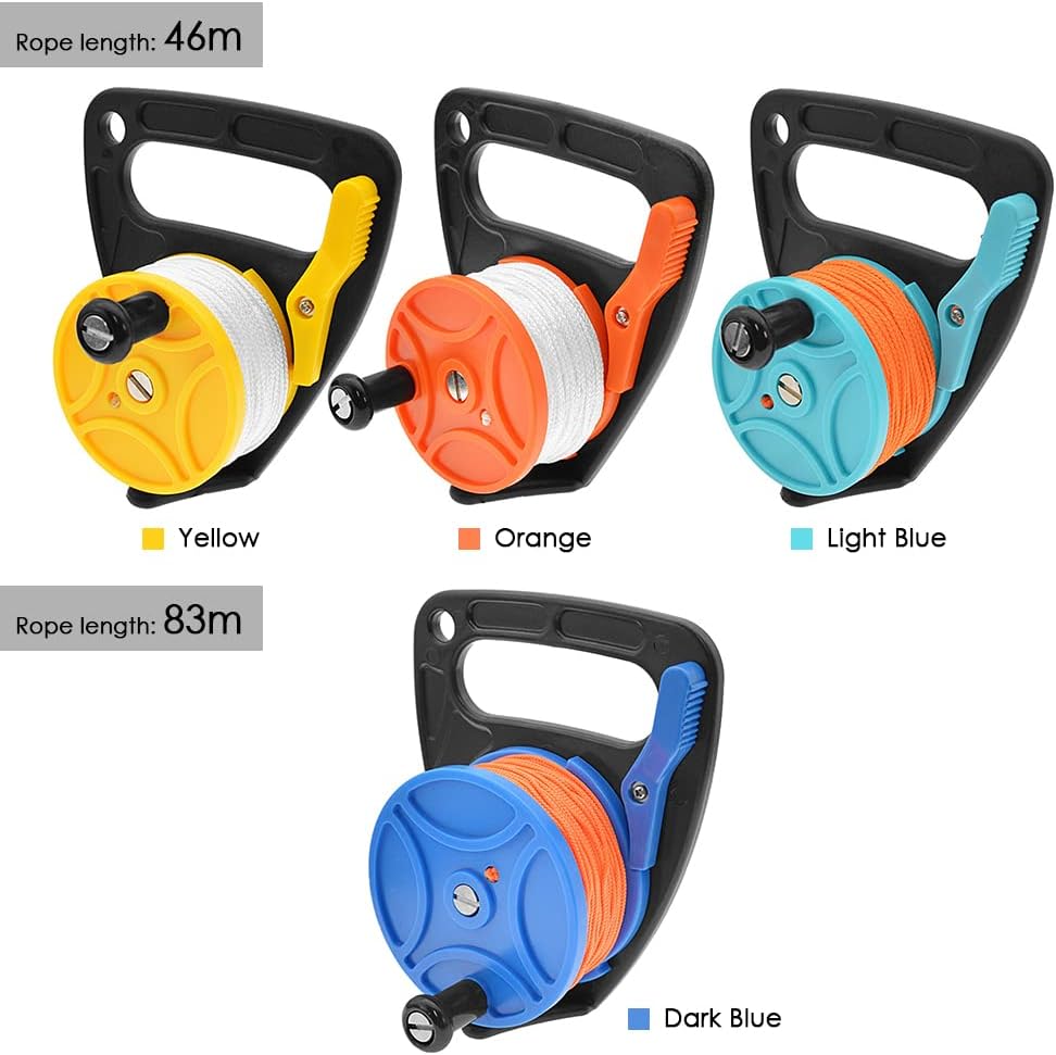 46m/83m Diving Reel with Stopper for Underwater Diving Snorkeling
