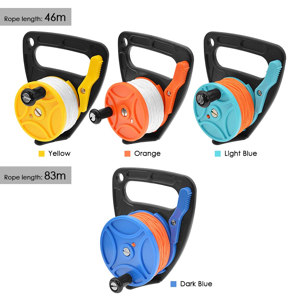 Mulinello da immersione 46 m/83 m con stopper per subacquea e snorkeling