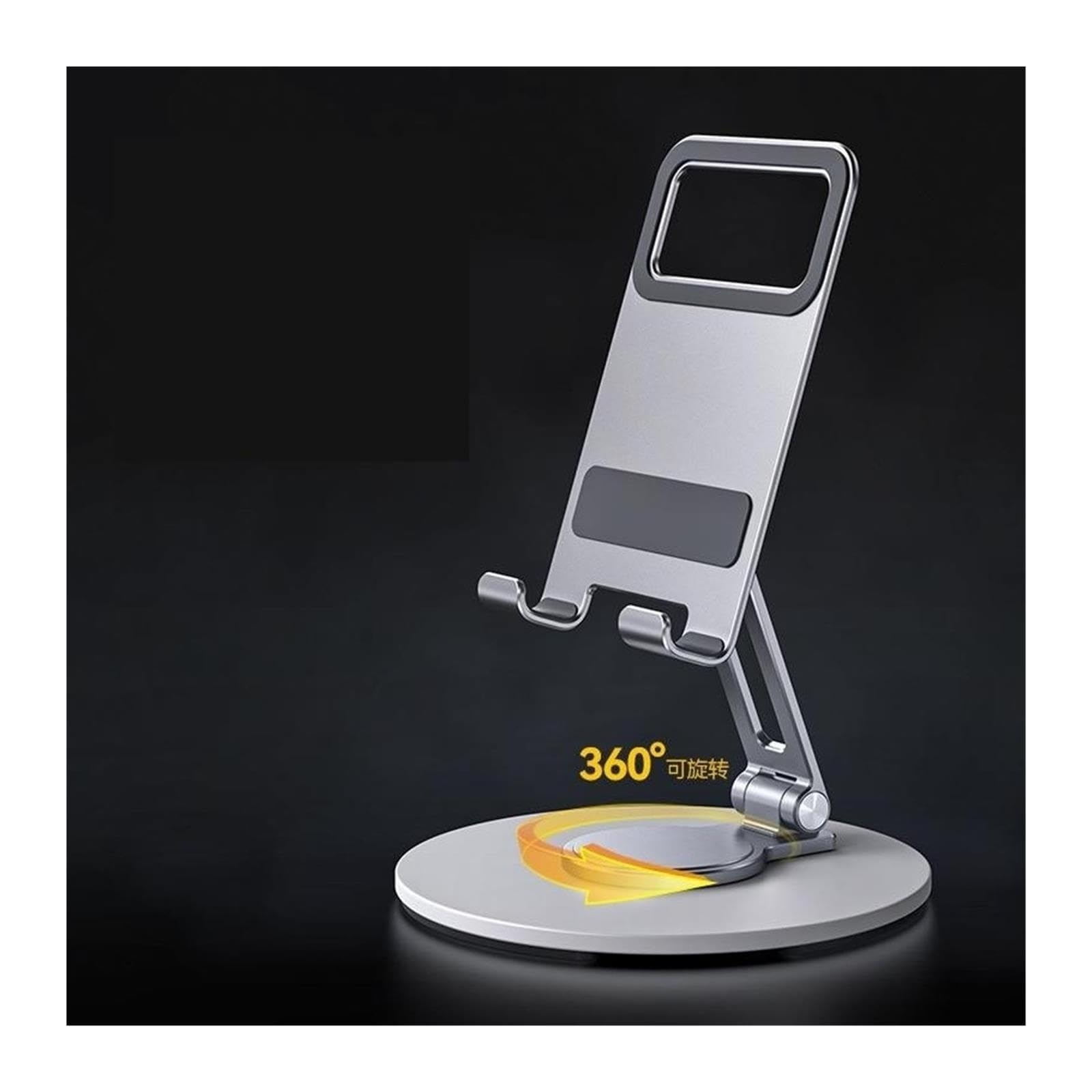 Supporto For Cellulare Da Tavolo, Supporto Girevole Pieghevole Portatile