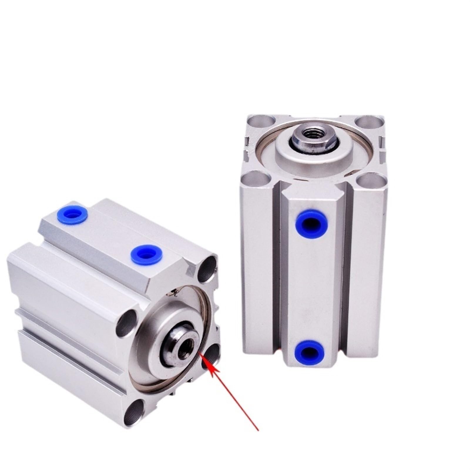 COSZWQDP S Female Thread with Magnet Pneumatic Cylinder Compact Double Acting Thin SDA32 SDA40 Stroke 5-100mm 1Pcs(Stroke 30mm,Bore 40mm)