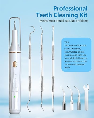 Miniatura 7 de Removedor de placa para dientes, herramientas de limpieza de dientes de mascotas, herramientas dentales para eliminar la placa y el sarro, seguro