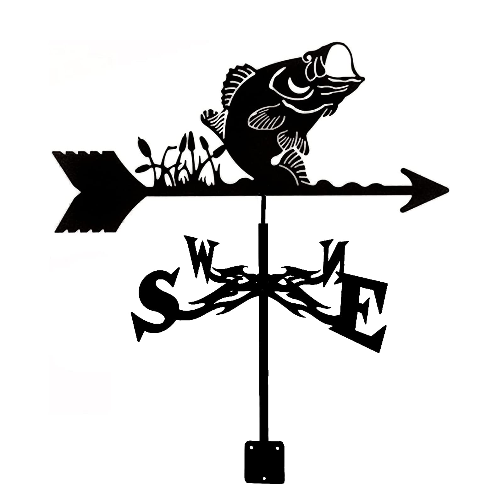 Wiatrowskaz, metal, żelazo, solidny, retro, scena rolnicza, słup ogrodowy, kierunkowskaz wiatru, budowa, profesjonalne narzędzia pomiarowe dla